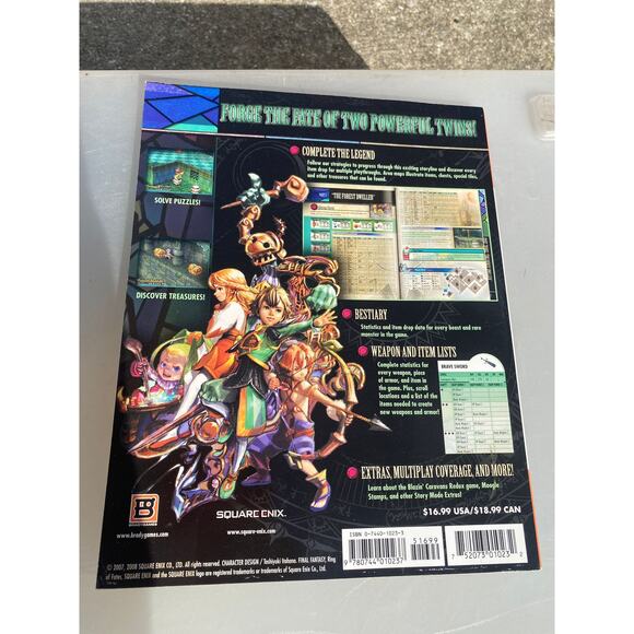 Final Fantasy Crystal Chronicles Ring of Fates Nintendo DS Strategy Guide - Picture 2 of 2